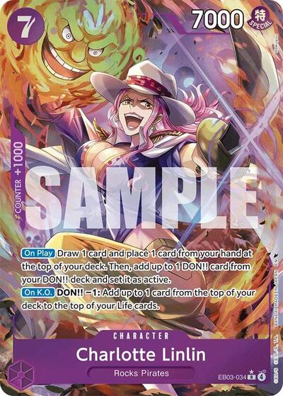 Charlotte Linlin (Alternate Art) #EB03-034 Extra Booster: One Piece Heroines Edition