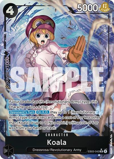 Koala (Alternate Art) #EB03-042 Extra Booster: One Piece Heroines Edition