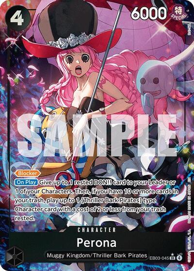 Perona (Alternate Art) #EB03-045 Extra Booster: One Piece Heroines Edition