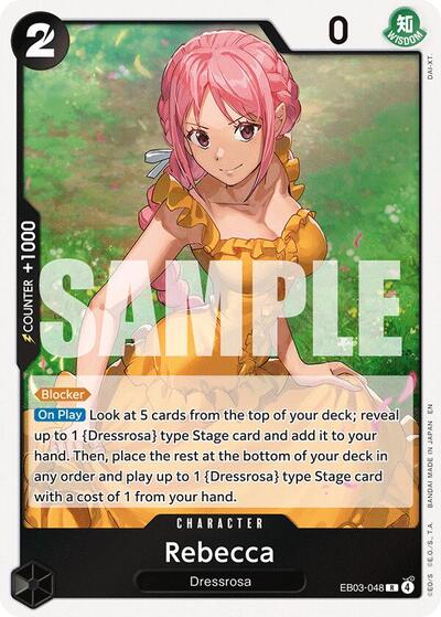 Rebecca #EB03-048 Extra Booster: One Piece Heroines Edition