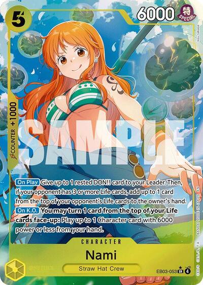 Nami (Alternate Art) #EB03-053 Extra Booster: One Piece Heroines Edition