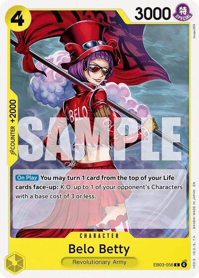 Belo Betty #EB03-056 Extra Booster: One Piece Heroines Edition