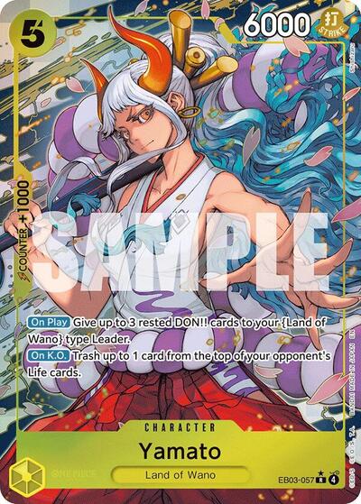 Yamato (Alternate Art) #EB03-057 Extra Booster: One Piece Heroines Edition
