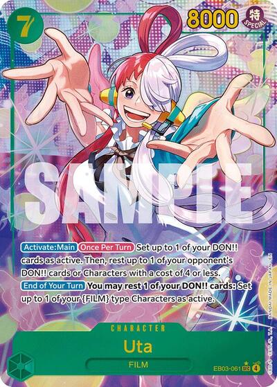 Uta (Alternate Art) #EB03-061 Extra Booster: One Piece Heroines Edition