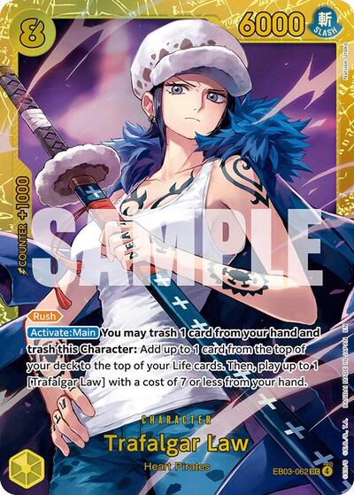 Trafalgar Law #EB03-062 Extra Booster: One Piece Heroines Edition