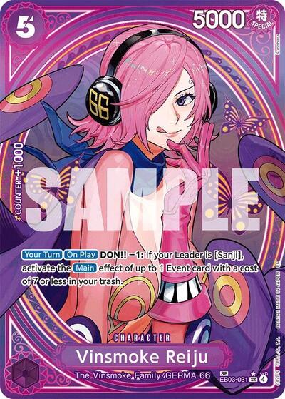 Vinsmoke Reiju (SP) #EB03-031 Extra Booster: One Piece Heroines Edition