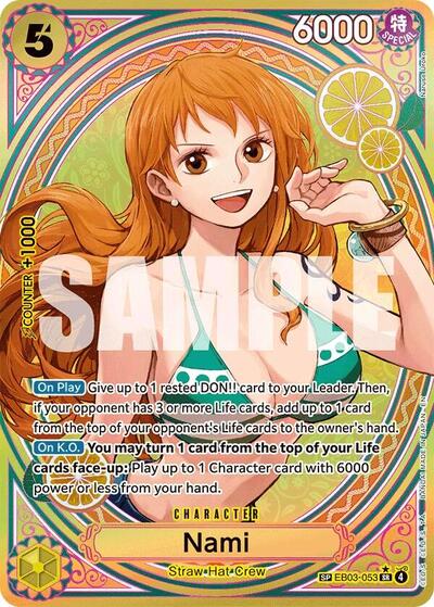 Nami (SP) #EB03-053 Extra Booster: One Piece Heroines Edition