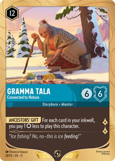 Gramma Tala - Connected to Nature #28 Disney Lorcana Promo Cards