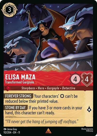 Elisa Maza - Transformed Gargoyle #112 Winterspell
