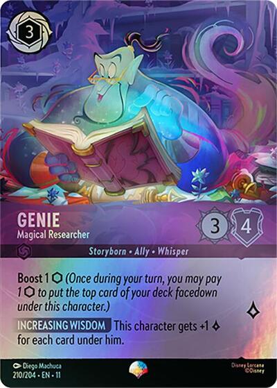 Genie - Magical Researcher (Epic) #210 Winterspell