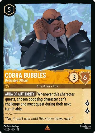 Cobra Bubbles - Dedicated Official #14 Winterspell