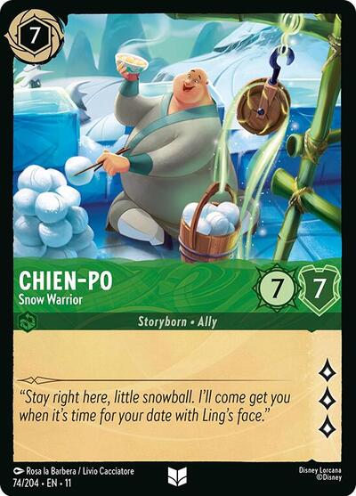 Chien-Po - Snow Warrior #74 Winterspell