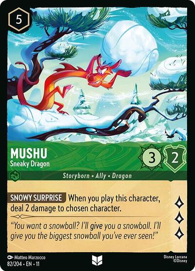 Mushu - Sneaky Dragon #82 Winterspell