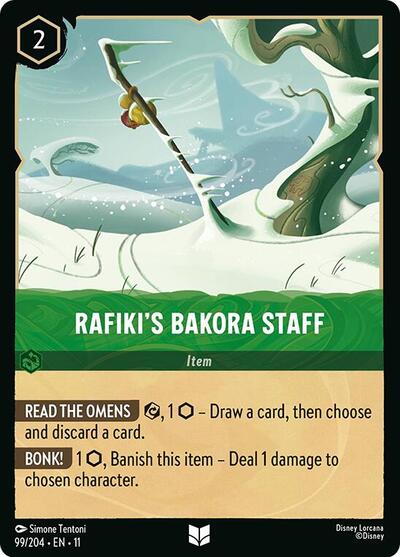 Rafiki's Bakora Staff #99 Winterspell
