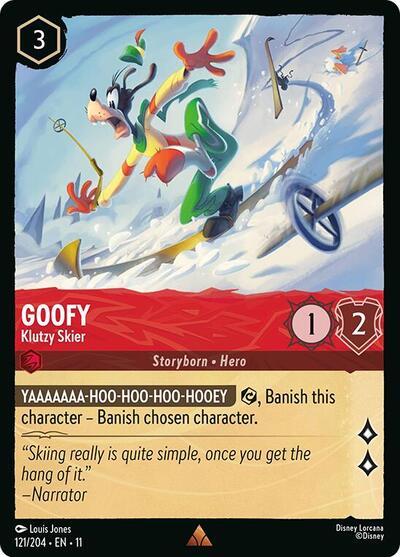 Goofy - Klutzy Skier #121 Winterspell