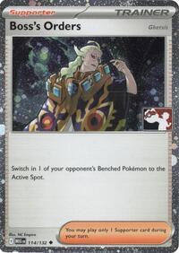 Boss's Orders [Ghetsis] #114 Prize Pack Series Cards