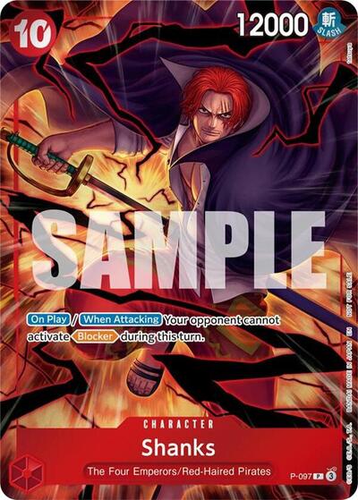 Shanks (Event Pack Vol. 8) #P-097 One Piece Promotion Cards