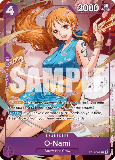 O-Nami - ST18-002 (Dash Pack) #ST18-002 Extra Booster: One Piece Heroines Edition