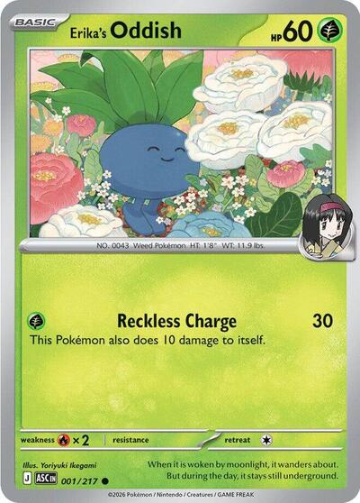 Erika's Oddish #1 Ascended Heroes