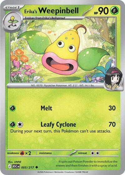 Erika's Weepinbell #5 Ascended Heroes