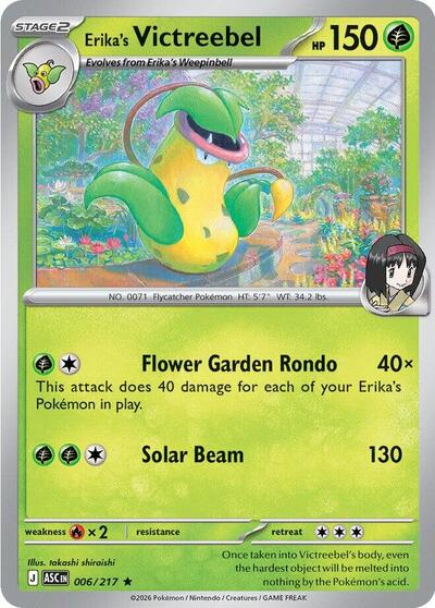 Erika's Victreebel #6 Ascended Heroes