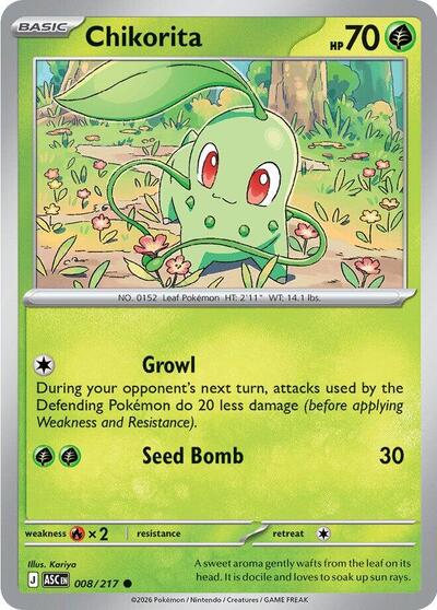 Chikorita #8 Ascended Heroes