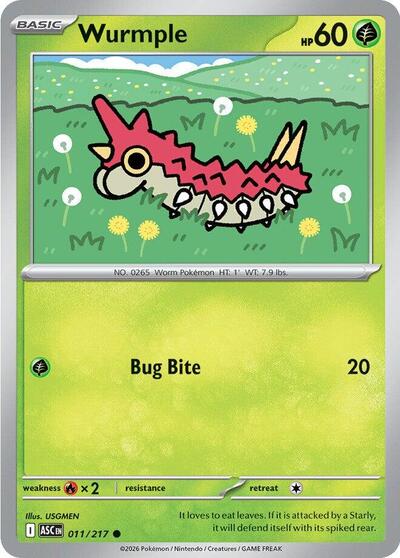 Wurmple #11 Ascended Heroes