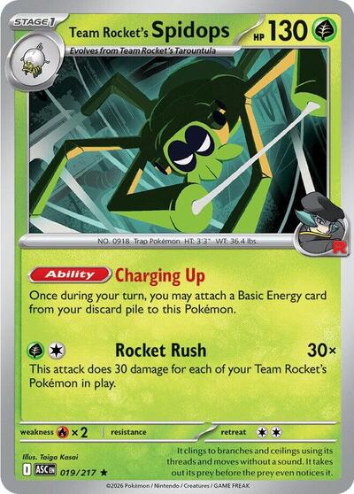Team Rocket's Spidops #19 Ascended Heroes