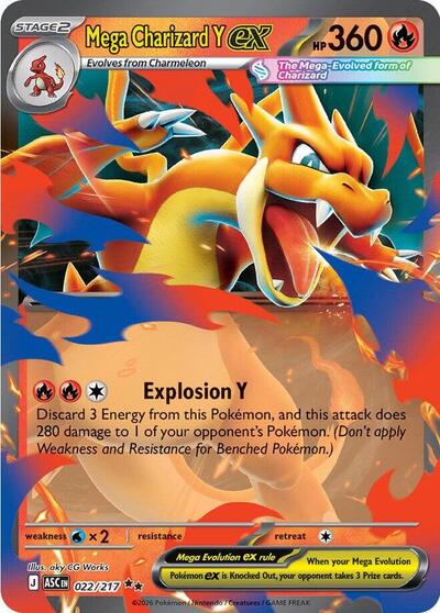 Mega Charizard Y ex #22 Ascended Heroes