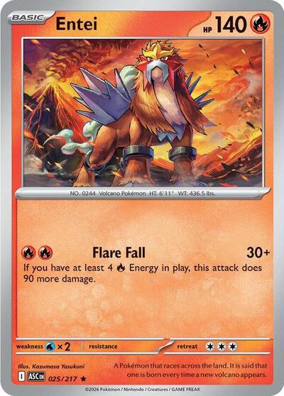 Entei #25 Ascended Heroes