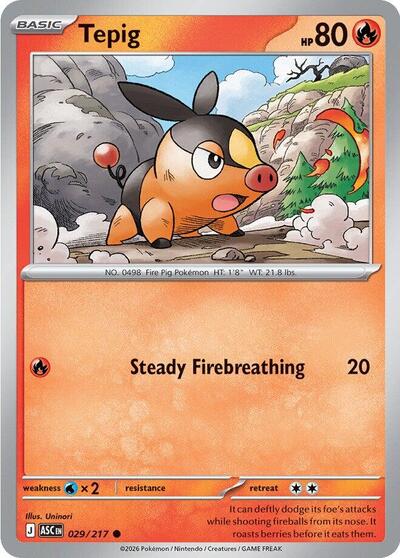 Tepig #29 Ascended Heroes