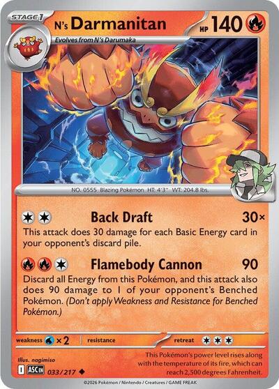 N's Darmanitan #33 Ascended Heroes