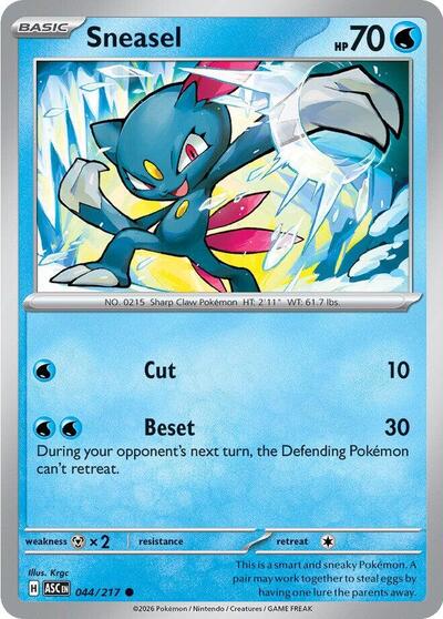 Sneasel #44 Ascended Heroes