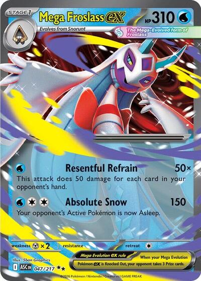Mega Froslass ex #47 Ascended Heroes