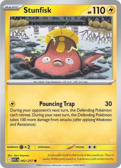 Stunfisk #62 Ascended Heroes