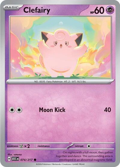 Clefairy #74 Ascended Heroes