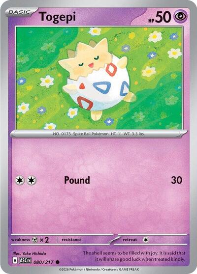 Togepi #80 Ascended Heroes