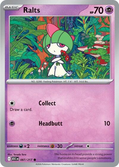 Ralts #87 Ascended Heroes
