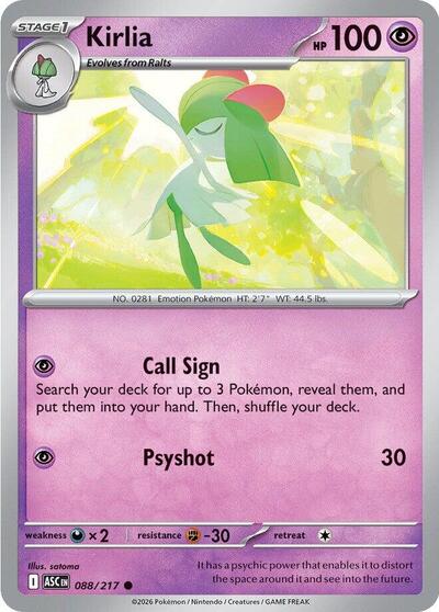 Kirlia #88 Ascended Heroes