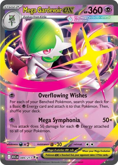Mega Gardevoir ex #89 Ascended Heroes