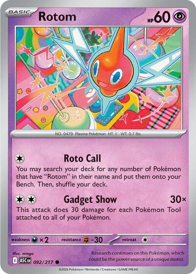 Rotom #92 Ascended Heroes