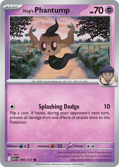 Hop's Phantump #95 Ascended Heroes