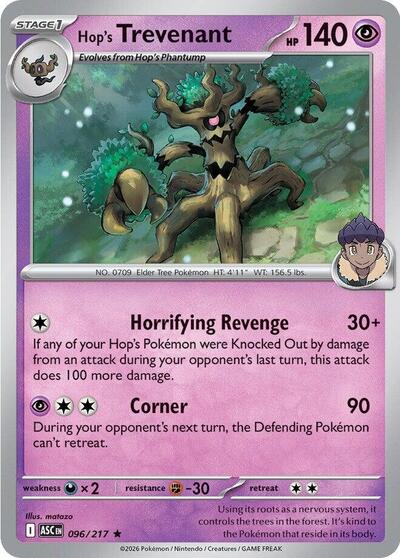 Hop's Trevenant #96 Ascended Heroes