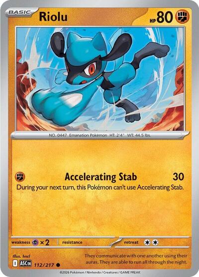 Riolu #112 Ascended Heroes