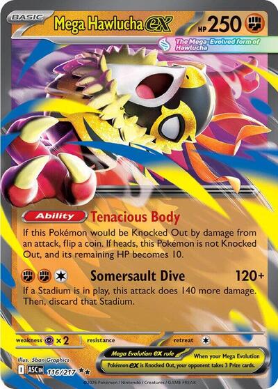 Mega Hawlucha ex #116 Ascended Heroes
