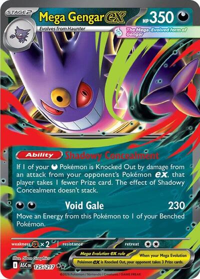 Mega Gengar ex #125 Ascended Heroes