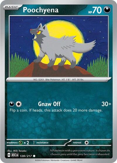 Poochyena #128 Ascended Heroes