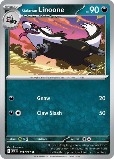 Galarian Linoone #131 Ascended Heroes