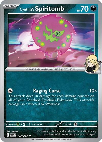 Cynthia's Spiritomb #133 Ascended Heroes