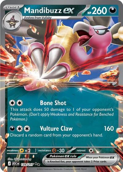 Mandibuzz ex #139 Ascended Heroes